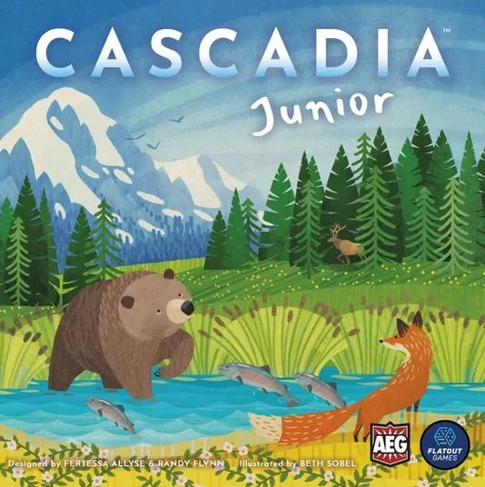 Cascadia Junior board game cover